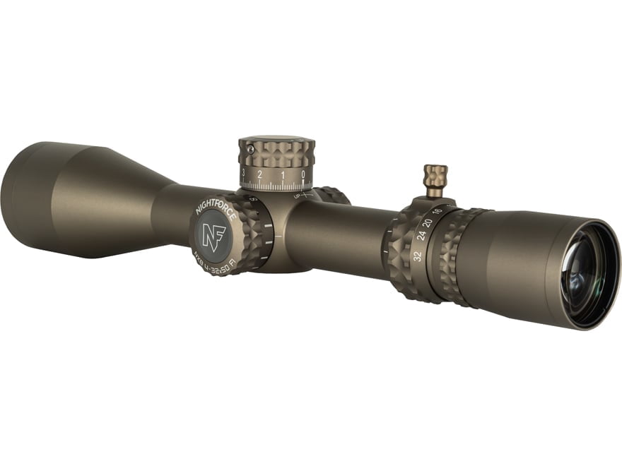 Nightforce NX8 F1 Rifle Scope 4-32x 50mm Illuminated TREMOR 3 Reticle Dark Earth