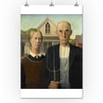 thumbnail image 2 of American Gothic (Artist: Grant Wood) c. 1930, Masterpiece Classic (24x36 Giclee Gallery Art Print, Vivid Textured Wall Decor), 2 of 3
