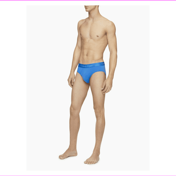 Calvin Klein CK Black Men's NB1928-969 Micro Hip Brief Blue Size XL