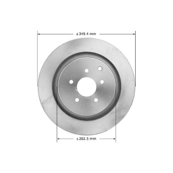 Bendix Premium Drum And Rotor Disc Brake Rotor P/N:Prt6016 Fits select: 2016-2017 INFINITI Q50, 2014-2015 INFINITI Q50 BASE/PREMIUM/SPORT