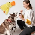 thumbnail image 6 of Colourtree Durable Chew-Proof Duck Toy for Aggressive Chewers, Calming Squeaky Dog Toy for Large Dogs to Relieve Boredom & Anxiety - Large, 6 of 7