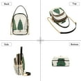 thumbnail image 3 of FORMRS Crossbody Bag for Women Quilted Travel Shoulder Cell Phone Purse with Chain Strap Handbag, Hand Drawn Christmas Stars, 3 of 7