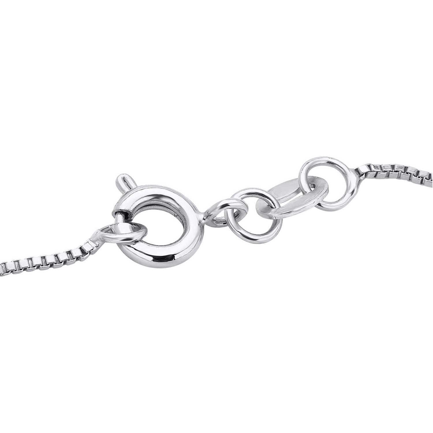 Arista Round Diamond Accent Silver-Tone Women's Horse Pendant in Brass, 18"