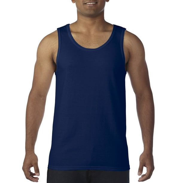 Gildan Gildan Mens Heavy Cotton Tank Top, S, Navy