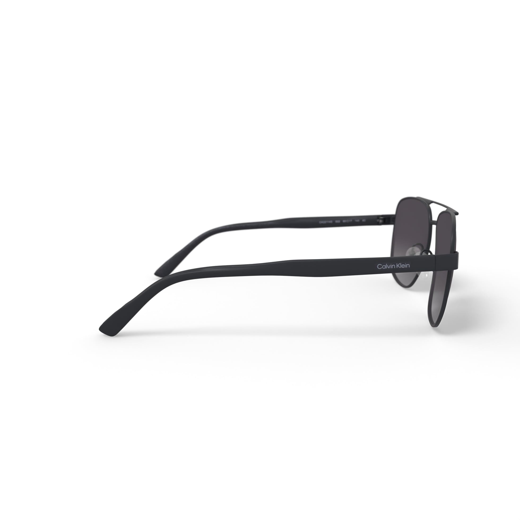 Calvin Klein Mens Rx'able Sunglass, CK22114S, Matte Black, 60-17-145, with Case