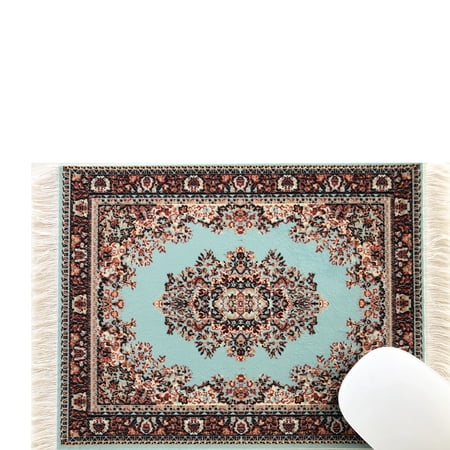 Inusitus Carpet Mouse Pad - Turquoise Turkish Style Rug Computer Mousemat - 10 x7 price history on PriceWatchPro