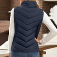 thumbnail image 7 of Oplxuo Women's Puffer Vest Lightweight Sleevesless Stand Collar Quilted Jacket Zip Up Padded Gilet Outerwear with Pockets, 7 of 7