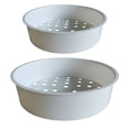 thumbnail image 1 of 2pcs Plastic Steamer Bowl Rice Cookers Steaming Tools Kitchen Supplies (White), 1 of 8