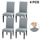 thumbnail image 1 of Fundas para sillas de comedor (paquete de 4), extraíbles y lavables., 1 of 5