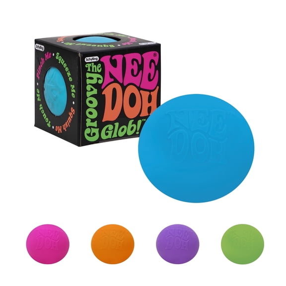 NeeDoh The Groovy Glob Color Change, Stress Ball, fidget, sensory ( 1 color chosen at random)