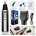 thumbnail image 2 of PENGXIANG 4-In-1 Multifunctional Hair Clipper For Beard Nose Hair Temple Eyebrow USB Rechargeable Electric Removal Trimmer Waterproof Wet/Dry Electric Clipper With Four Blades, 2 of 6