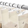 thumbnail image 6 of Shower Curtain 72"W x 72"L Fall Autumn Forest Birds Fabric Shower Curtains Set with Hooks Water Repellent Bathroom Curtains Machine Washable Bathroom Accessories, 6 of 6