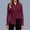 Red, variant on Women'S Shirts Stain Shield Dress Shirts Wrinkle Long Sleeve Shirts Solid Work Business Button Down Shirts Blue S