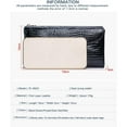 thumbnail image 4 of Genuine Leather Wallet for Women Long Trifold Phone Wallet Credit Card Holder Purse Clutch, 4 of 9