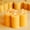 Yellow, variant on 4 Pack Cream White Beeswax Pillar Candles Set, 2 x 3 inch Pure  Beeswax Candle with  Scent for  Wedding Decoration Blackout  Bath Relaxation