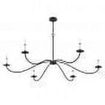 thumbnail image 4 of Trade Winds Arise 6-Light Chandelier in Matte Black, 4 of 6