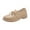 Khaki, variant on Women Loafers Shoes Business Low Top Leather Casual Shoes Rain Shoes Comfortable & Lightweight Round Toe Penny Dressy Slip On Work Flats