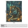 thumbnail image 4 of Shiartex Tiger Throw Blanket for Girls Boys Kids Sofa Couch Bedroom  Blanket Bedroom Decor Soft Blanket Four Seasons Living Room Outdoor Fuzzy Blanket  50x60in, 4 of 6