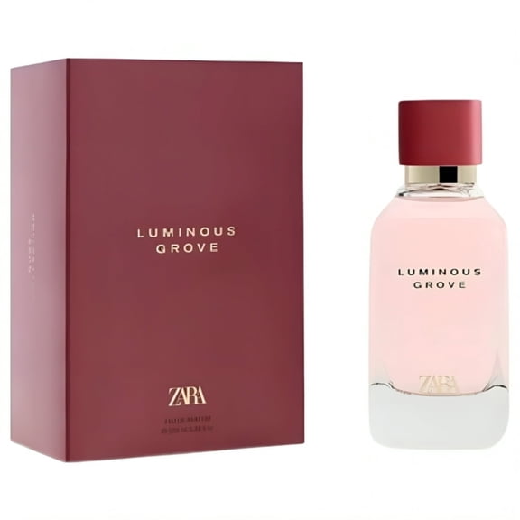 Zara Luminous Grove Perfume for Women Citrus Floral Vanilla Fresh Bergamot Pear Lavender & Soft White Musk Eau de Parfum EDP 100ml (3.4 fl. oz.)