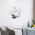 thumbnail image 6 of QuanTara Mirrored Acrylic Soccer Ball Wall Decoration, 12-Pack 11.81x11.81 Inch Black Wall Stickers for Boys Girls Room, Bedroom, Living Room, DIY Sports Theme Decor, 6 of 6
