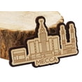 thumbnail image 2 of Printtoo Engraved Wooden Decorative Mecca Saudi Arabia Monuments Souvenir Fridge Magnet, 2 of 5