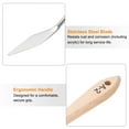 thumbnail image 5 of Uxcell 4Pcs Palette knive Painting Tool 6.69" Stainless Steel Blade Spatula Painting Pallet Knife with Hole Design Wood Handle for Oil Acrylic Canvas Color Mixing, 5 of 7