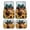 Cow Sunflower, variant on KUIFORTI Sunflower Floor Mats for Cars Universal Fit All-Weather Car Mats for Cars Trucks SUV Auto Car Accessories Set of 4 Universal Fit Automotive Foot Mats Rugs Carpet