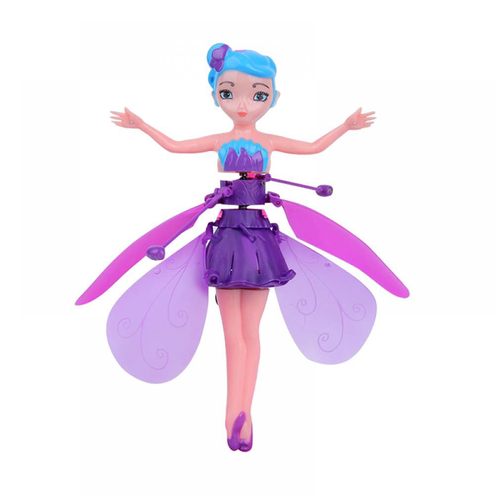 Anda Flying Fairy Doll Girl 6 Years Old Infrared Sensor Control Remote Control Helicopter Child Toy Teen Toy Ballet Girl Flying Princess Doll 