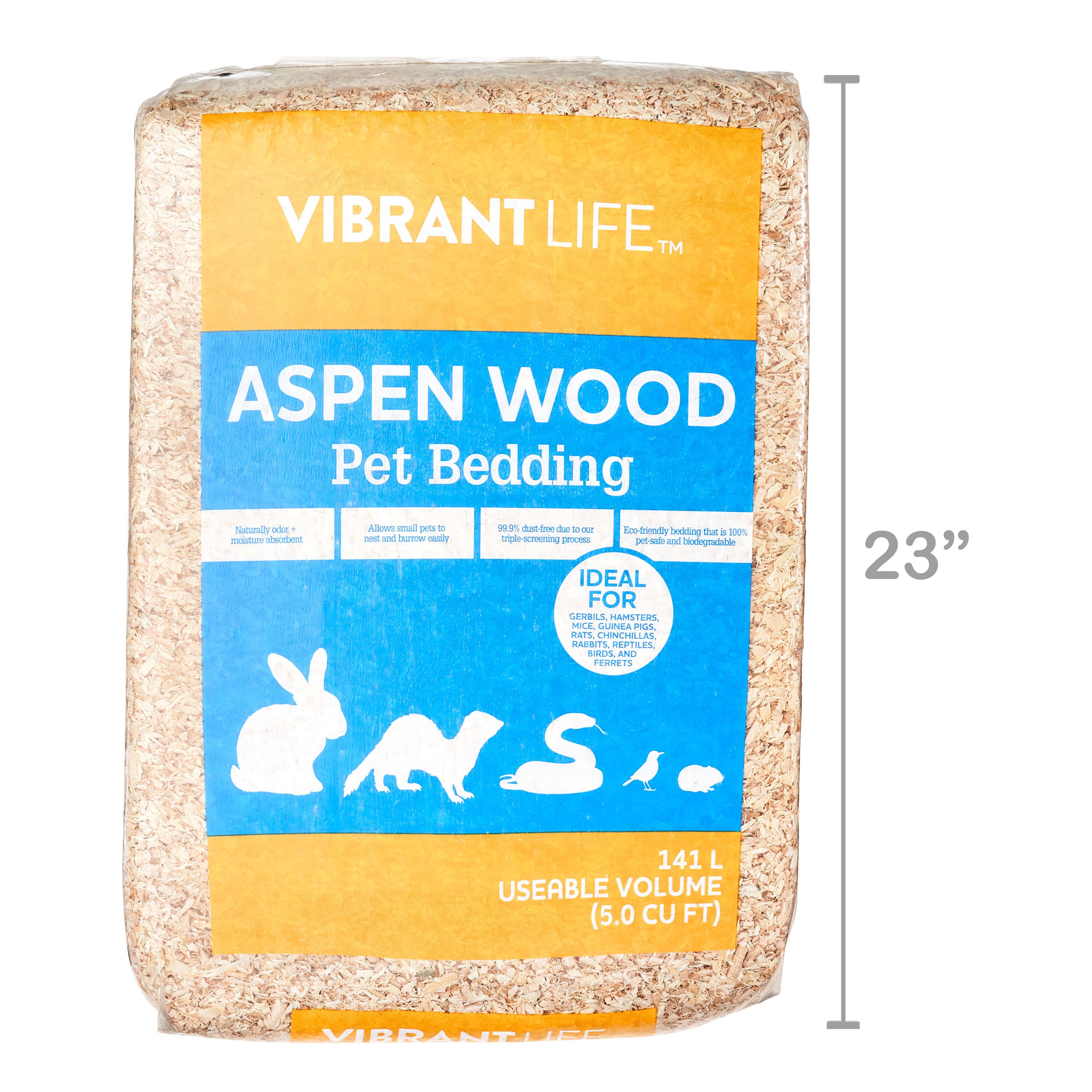Vibrant Life Aspen Wood Pet Bedding, 141L Bag (3-Pack) photo 7
