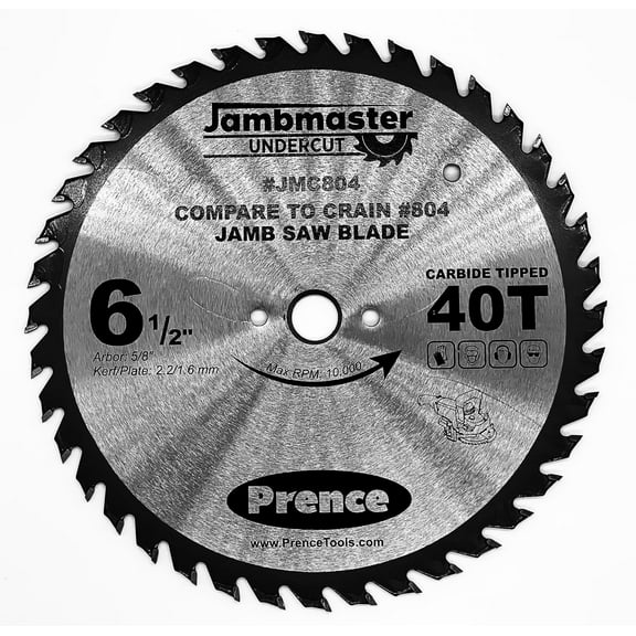 3PK Jambmaster JMC804 Undercut Jamb Saw Blades Comparable to Crain 804