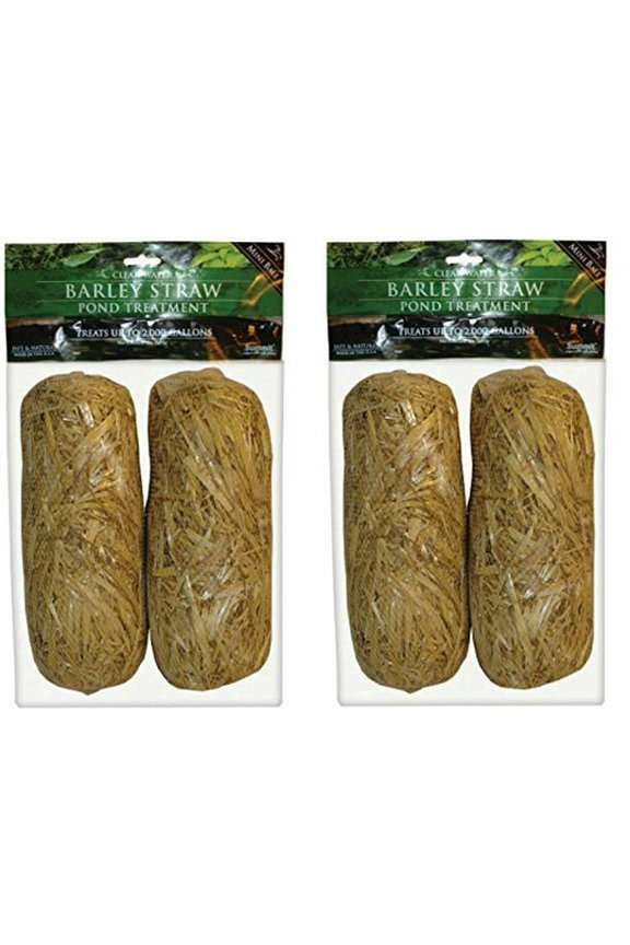 Summit 130 Clear-water Barley Straw Bales, 2 Packs of 2- 4 total