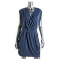 thumbnail image 2 of Rachel Roy Womens Faux Wrap Dress, Blue, XX-Large, 2 of 2