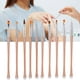 thumbnail image 4 of 10pcs Cepillo profesional para u?as Nail Art Gel UV Pintura Acrílico Pinceles para u?as Cepillos de rayas para trazos cortos, Detalles, Mezclas, Líneas alargadas Ecomeon no, 4 of 6