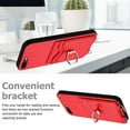 thumbnail image 5 of for iPhone 8 Plus / 7 Plus Phone Case Wallet with Crossbody Strap & Card Holder, Premium PU Leather Case, 360 Ring Holder Kickstand Durable Protective Women Men Cover for iPhone 8 Plus / 7 Plus,Red, 5 of 7