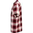 thumbnail image 3 of G-Style USA Western Casual Plaid Short Sleeve Button Up Shirt SS30 - Red - Medium, 3 of 5