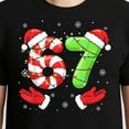thumbnail image 3 of Six Seven 6 7 Meme Christmas Family Xmas Santa 67 – T-Shirt, Hoodie & Sweatshirt – Festive Holiday Apparel – Fun for Family, 3 of 6