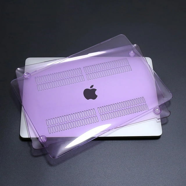 2023 Laptop Cases for MacBook Pro 14 M3 Cover M2 Pro 13 M1 16 A2485 16.2 A2991 PC Case for Air 13 2020 A2337 13.6 15 A2941 Shell Crystal Purple T Air 13.6 2022