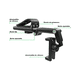 thumbnail image 4 of Soporte Teléfono Porta Celular 360° Carro Brazo Ajustable Belug GRIS, 4 of 5