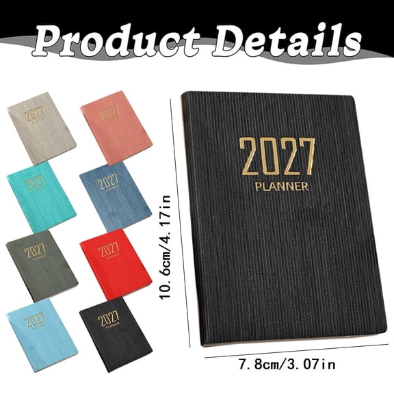 Planner Notebook Daily Travel Diary for Work Organization and Journaling Home Office