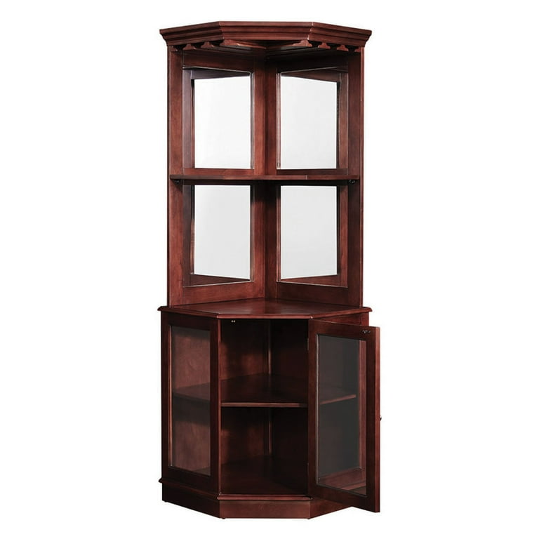Alcohol 2024 corner cabinet