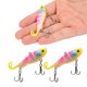 thumbnail image 5 of Señuelo de pesca, 3 piezas de doble cola suave cebo de pesca aparejos de pesca tecnología innovadora, 5 of 9