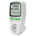 thumbnail image 2 of Ac Power Meter, Lcd Display Energy Monitoring Electricity Usage Monitor White For Energy Saving, 2 of 8