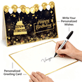 thumbnail image 7 of CCOCC Large Greeting Card, 15.75 x11.81 inch Giant Guest Book Jumbo Birthday Card Big Happy Birthday Card Oversize Plastic Card for Women Men Party Decorations, 7 of 7