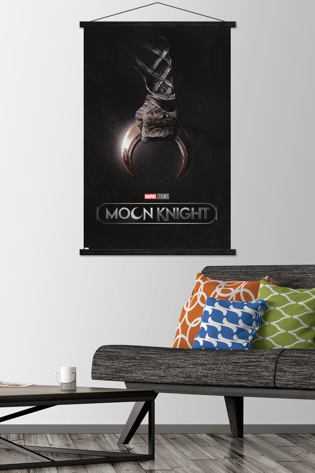 Marvel Moon Knight - Teaser One Sheet Wall Poster with Magnetic Frame, 22.375" x 34"