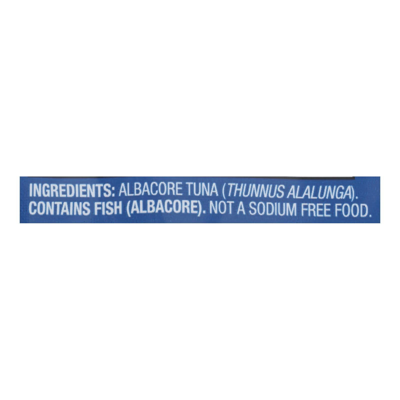 Wild Planet Wild Albacore Tuna Pouch No Salt 3 oz (Pack of 24)