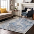 thumbnail image 7 of Addison Rugs Mayfield Premium Machine Washable Transitional Abstract Denim Rectangle Rug, 9' x 12', 7 of 7