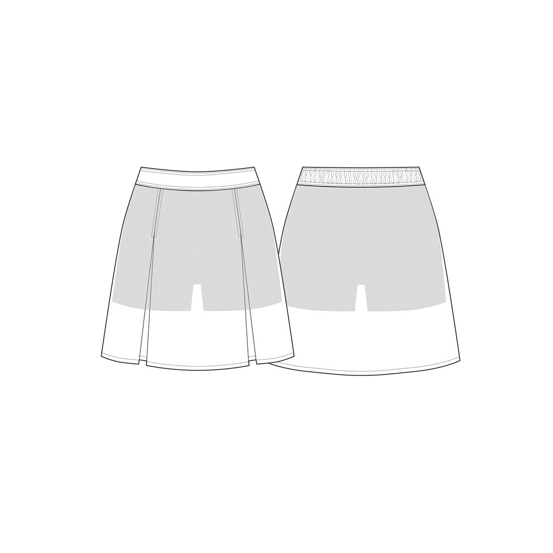 Real School Girls School Uniform Pleat Front Scooter Skirt, Sizes 4-16 & Plus