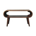 thumbnail image 1 of Artisan Furniture Solid Wood Open Chestnut Coffee Table, 1 of 8