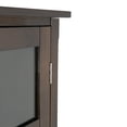 thumbnail image 6 of Simpli Hoe Avalon 12-Bottle SOLID WOOD 22-inch-Wide Contemporary High Storage Wine Rack Cabinet in Dark Tobacco Brown, 6 of 9