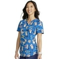 thumbnail image 4 of Cherokee Prints Scrubs Top For Women V-Neck Print CK652, 4 of 5